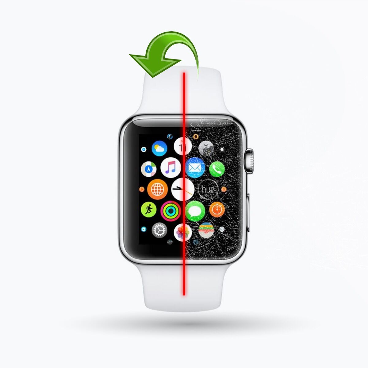 Apple Watch 2 Kratzer Entfernen